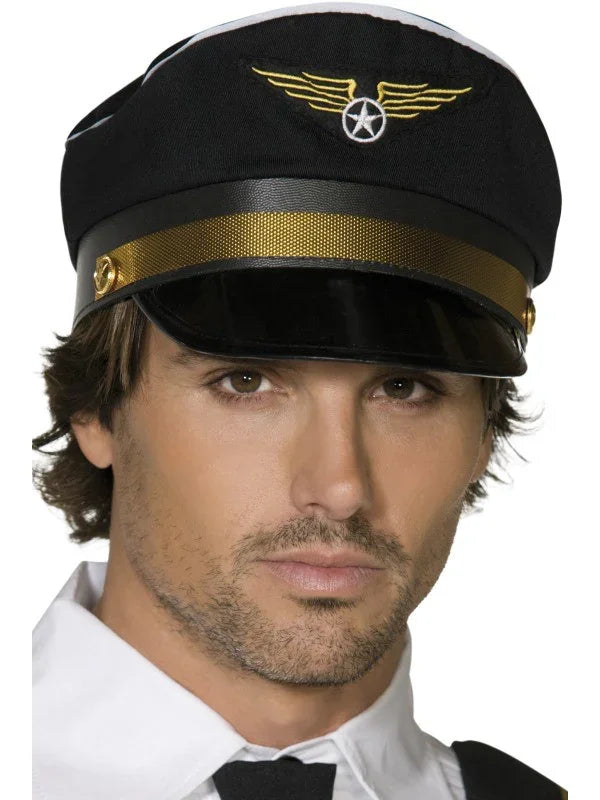 Gorra de Piloto Capitán de Avión Pilotos y Aviadores Smiffys